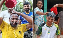 দুধে গোসল করে সমর্থন বদলালেন দুই ফুটবলপ্রেমী